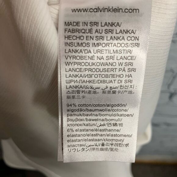 NWT Calvin Klein ribbed tank midi dress - Picture 5 of 5